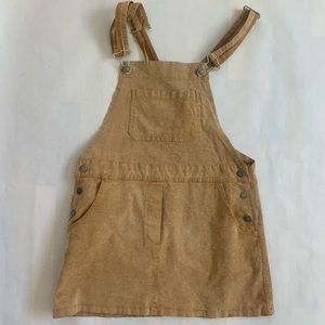 Overall short dress